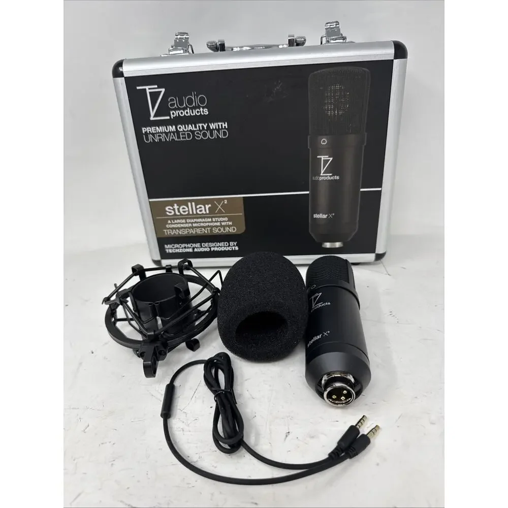 TZ Audio Products Stellar X2 Condenser Microphone with Case & Accessories